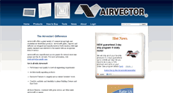 Desktop Screenshot of airvector-hvac.com